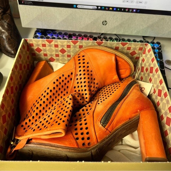 A.S. 98 Women's Bertrand Genuine Leather Carota Sandal boots Size EU 41 US 10 - Picture 13 of 15